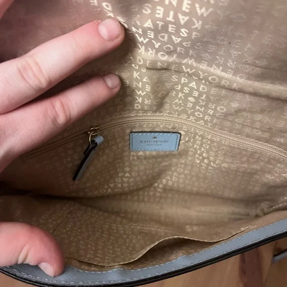 Great Condition Light Blue Kate Spade Crossbody - Picture 5 of 6